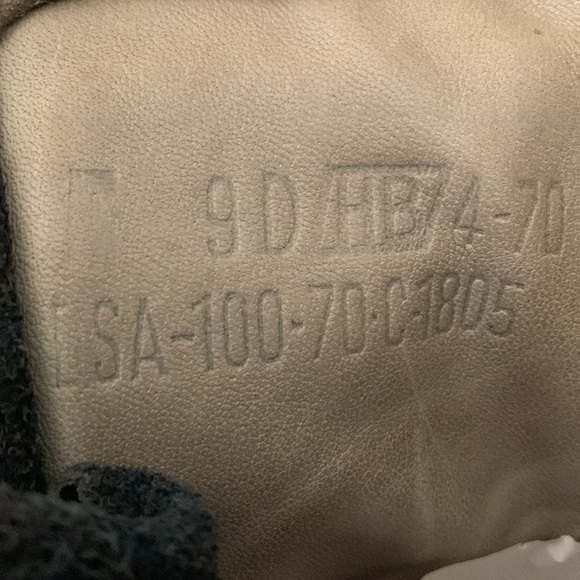 ARMORED US MILITARY BLACK LEATHER BOOTS MEN'S SIZE US 9D VINTAGE 4/70 VIETNAM - Picture 3 of 15